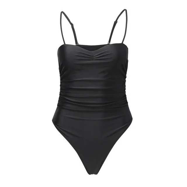 2021 New Sexy One Piece Swimsuit Women Leopard Swimwear Cut Out Bathing Suit Summer Push Up Monokini Swim Suit Beach Wear Female