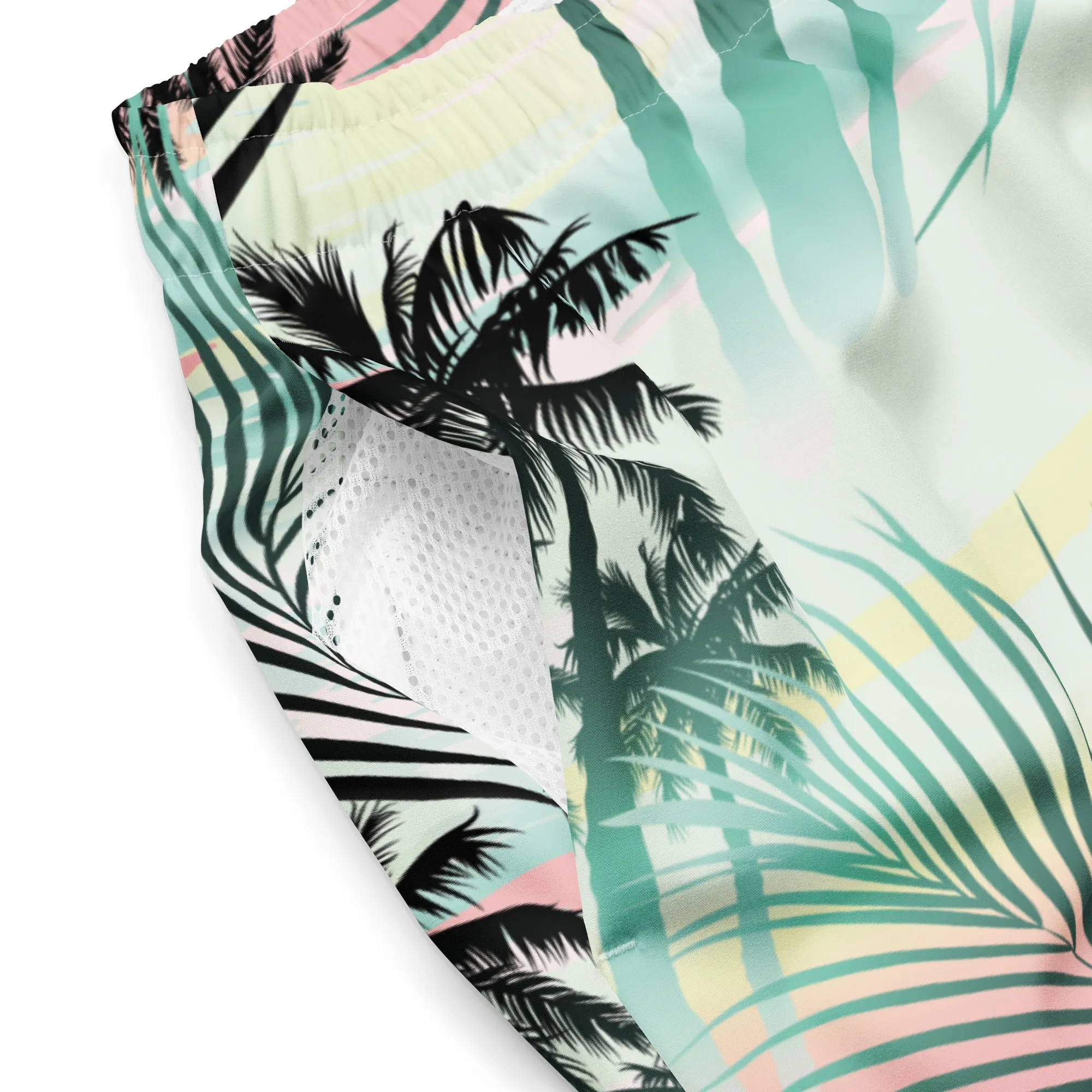 6.5" Quick Dry Board Shorts Swim Trunks - Island Escape