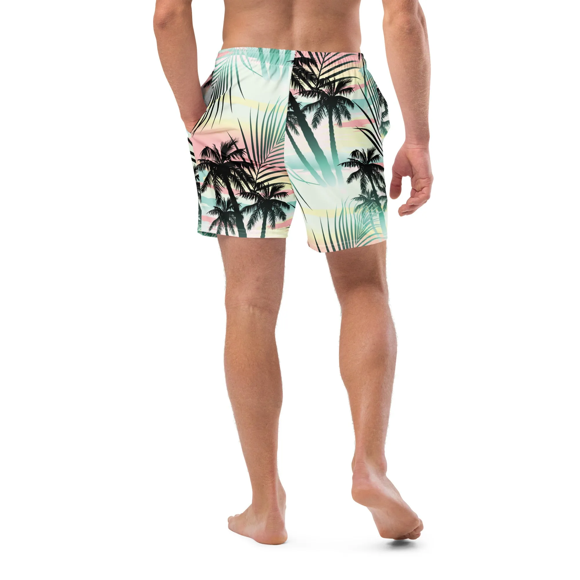 6.5" Quick Dry Board Shorts Swim Trunks - Island Escape