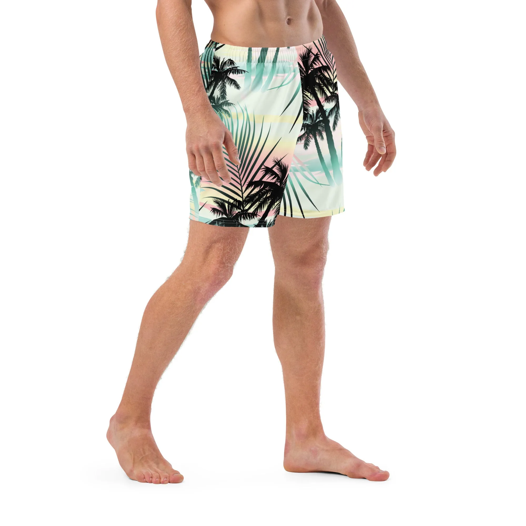 6.5" Quick Dry Board Shorts Swim Trunks - Island Escape