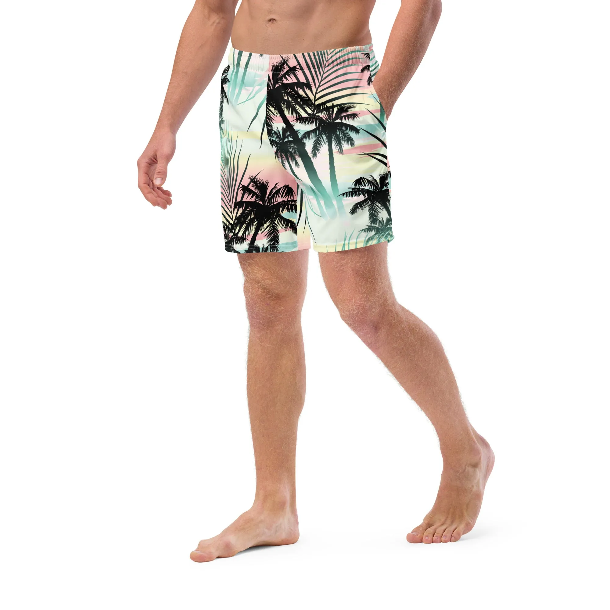6.5" Quick Dry Board Shorts Swim Trunks - Island Escape