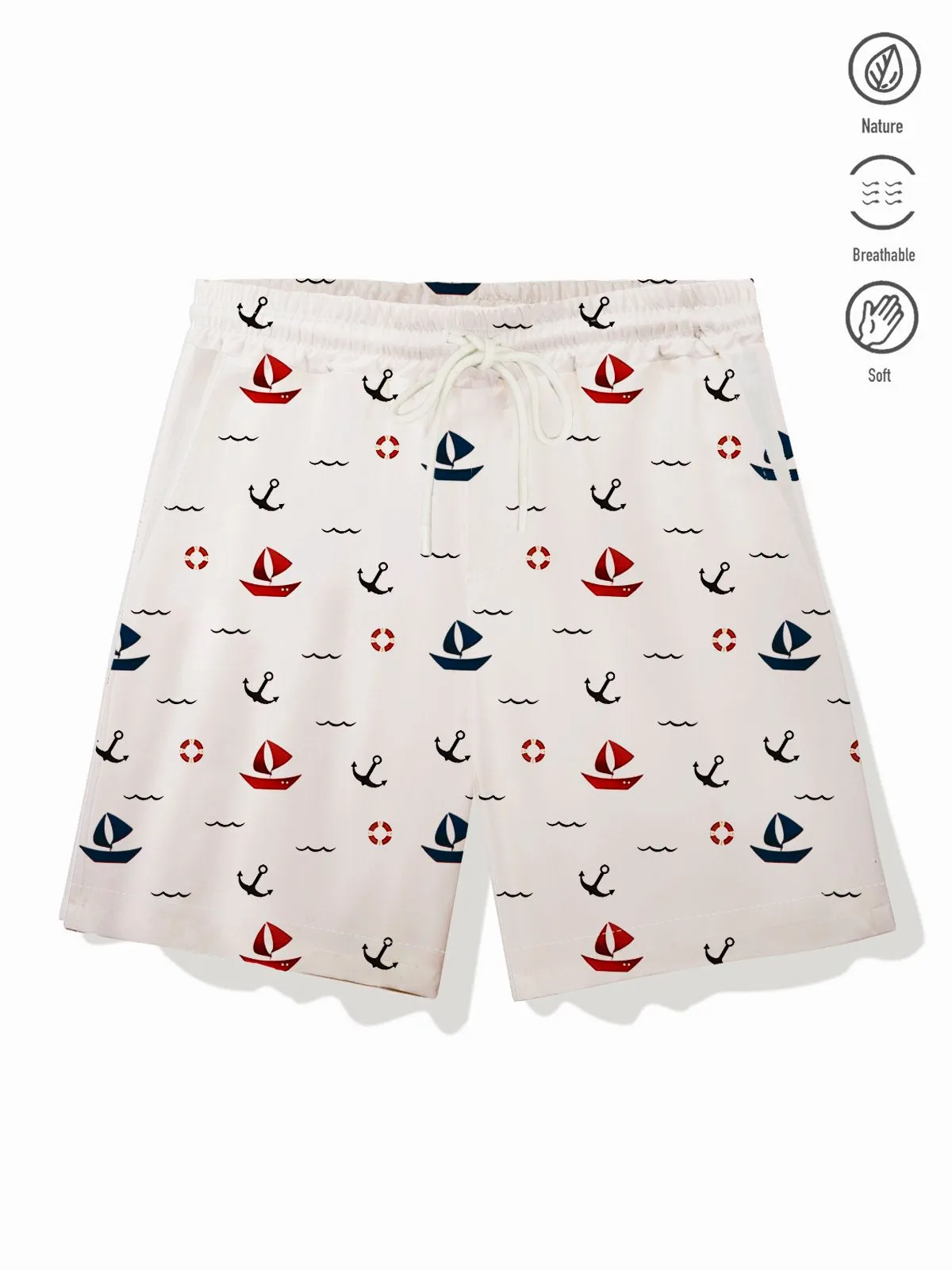 Alohadaddy Hawaii  Print Men's Quick Dry Casual Board Shorts