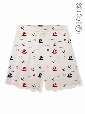 Alohadaddy Hawaii  Print Men's Quick Dry Casual Board Shorts
