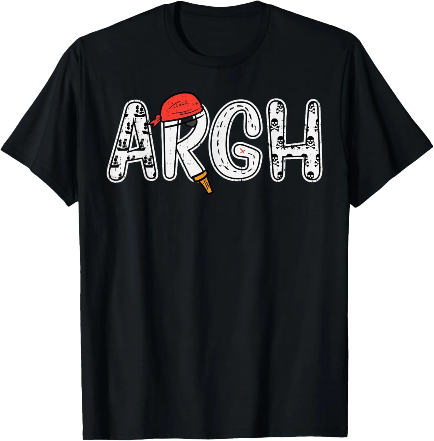 Argh Pirate Cute Halloween Costume Men Women Boys Girls Kids T-Shirt
