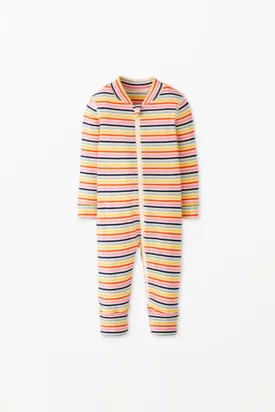 Baby Striped Zip Sleeper (Multi Stripe)