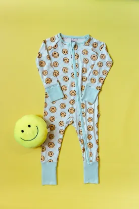 BE HAPPY CHECKERS DREAM ROMPER