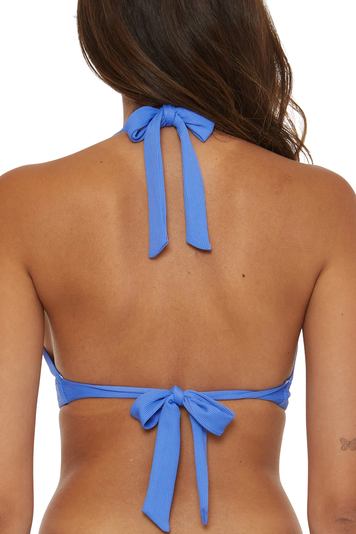 Becca Modern Edge Halter Top - Cornflower