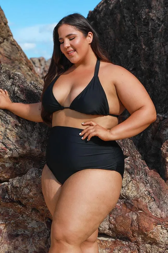 Black Triangle Bikini Top