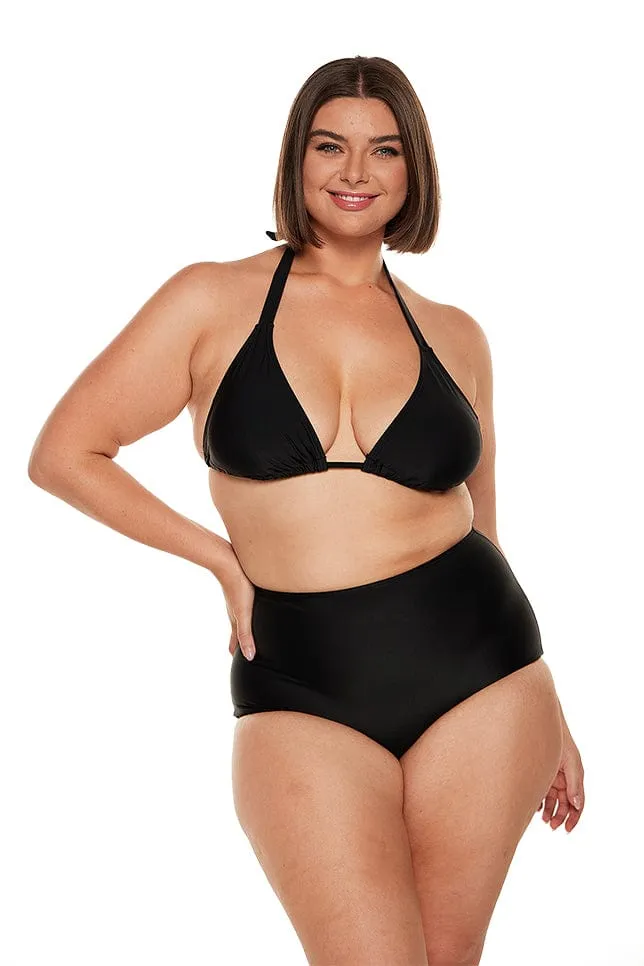 Black Triangle Bikini Top