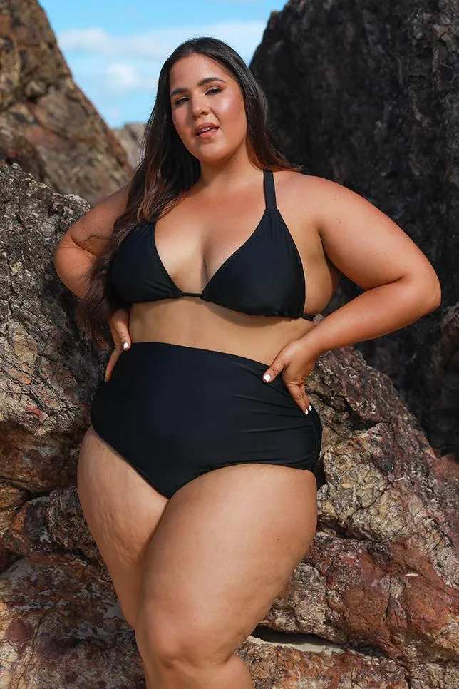 Black Triangle Bikini Top