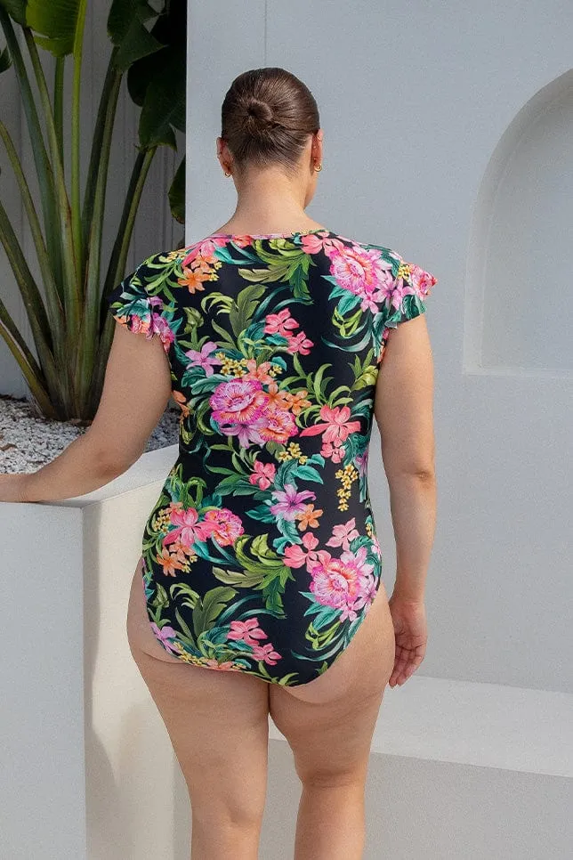 Bora Bora Frill Sleeve One Piece