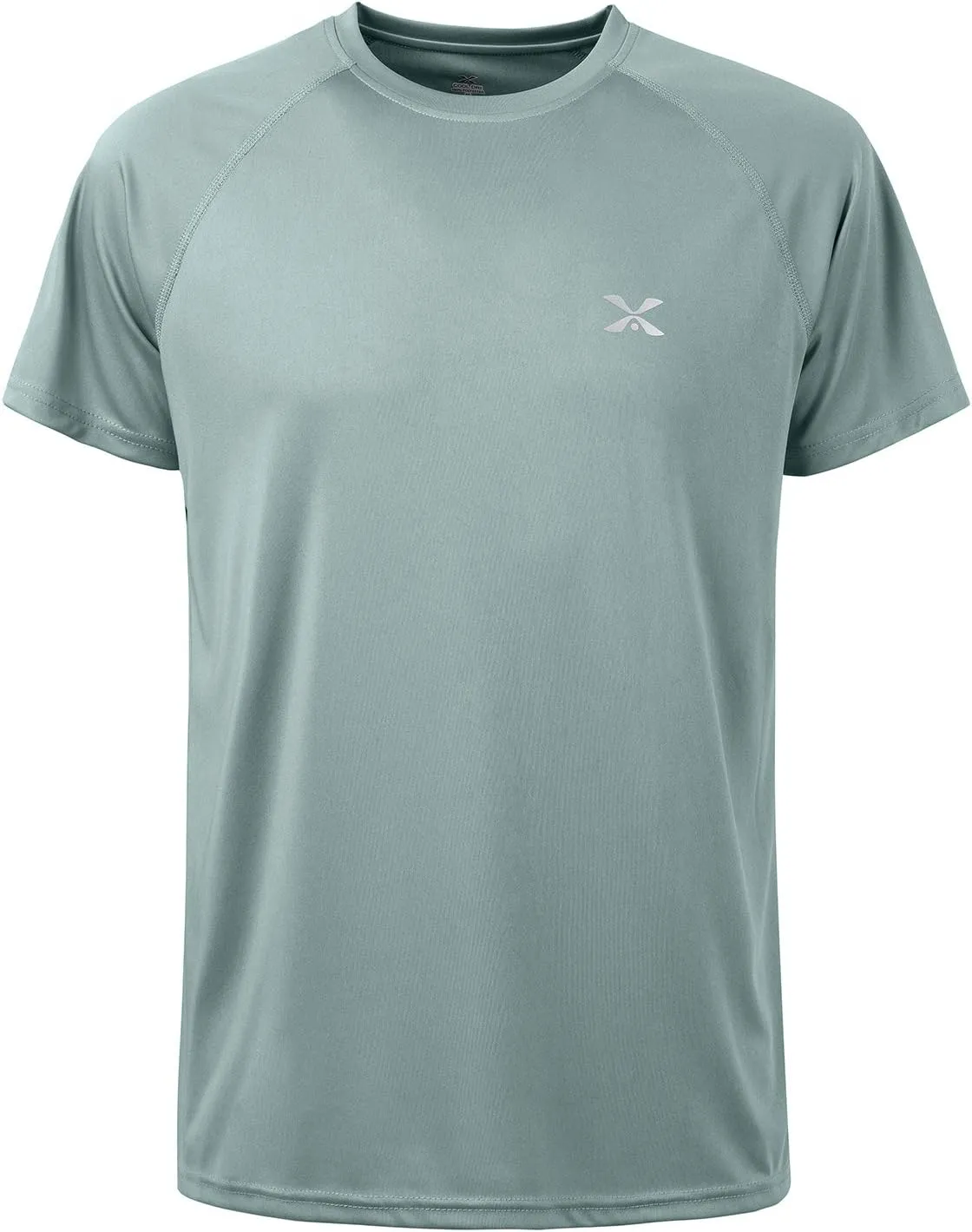 Corna Men's Short Sleeve T-Shirts, Lightweight Men's Workout Shirt, UPF 50  Sun Protection Athletic Dry Fit Shirts for Men