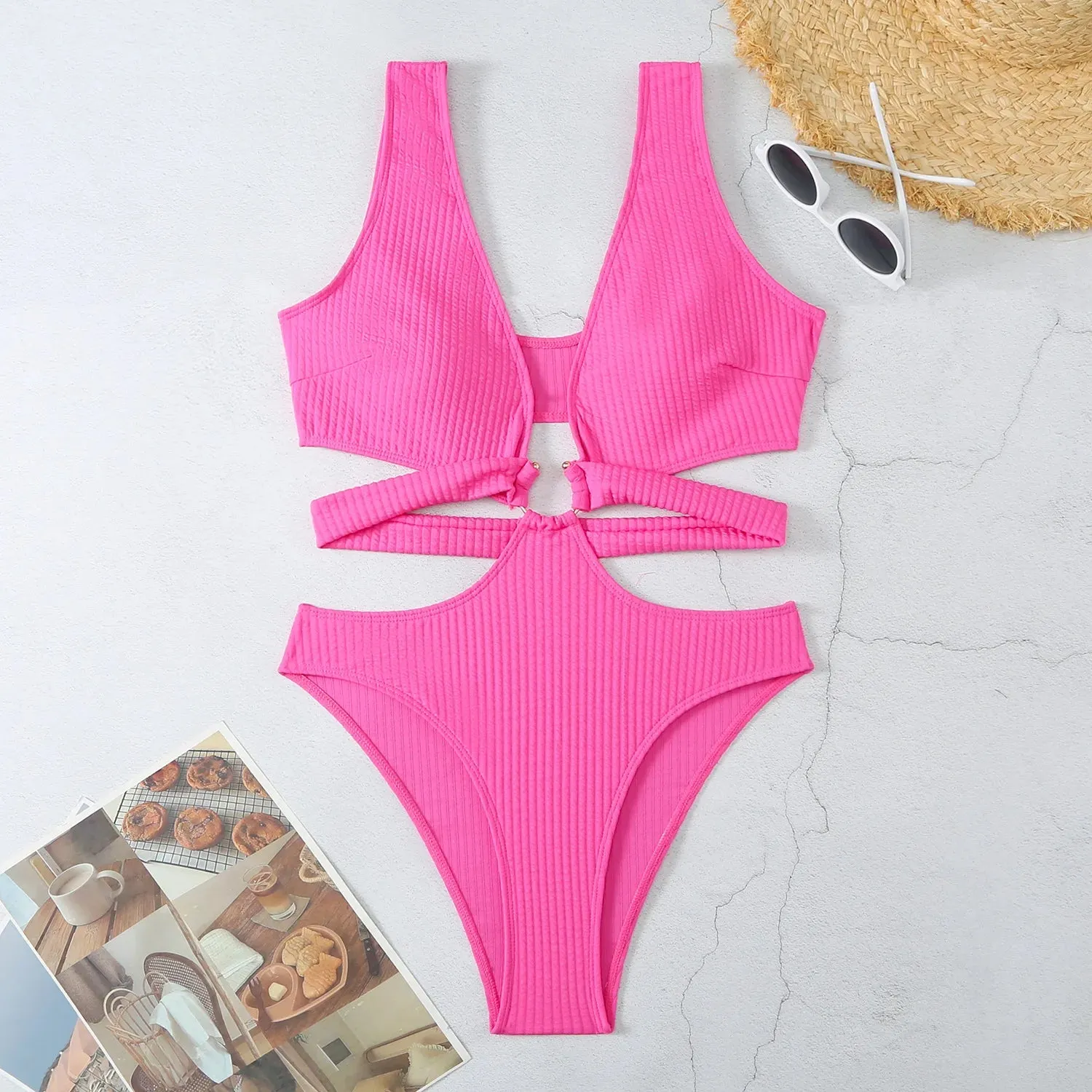 Cut Out One Piece Swimsuit