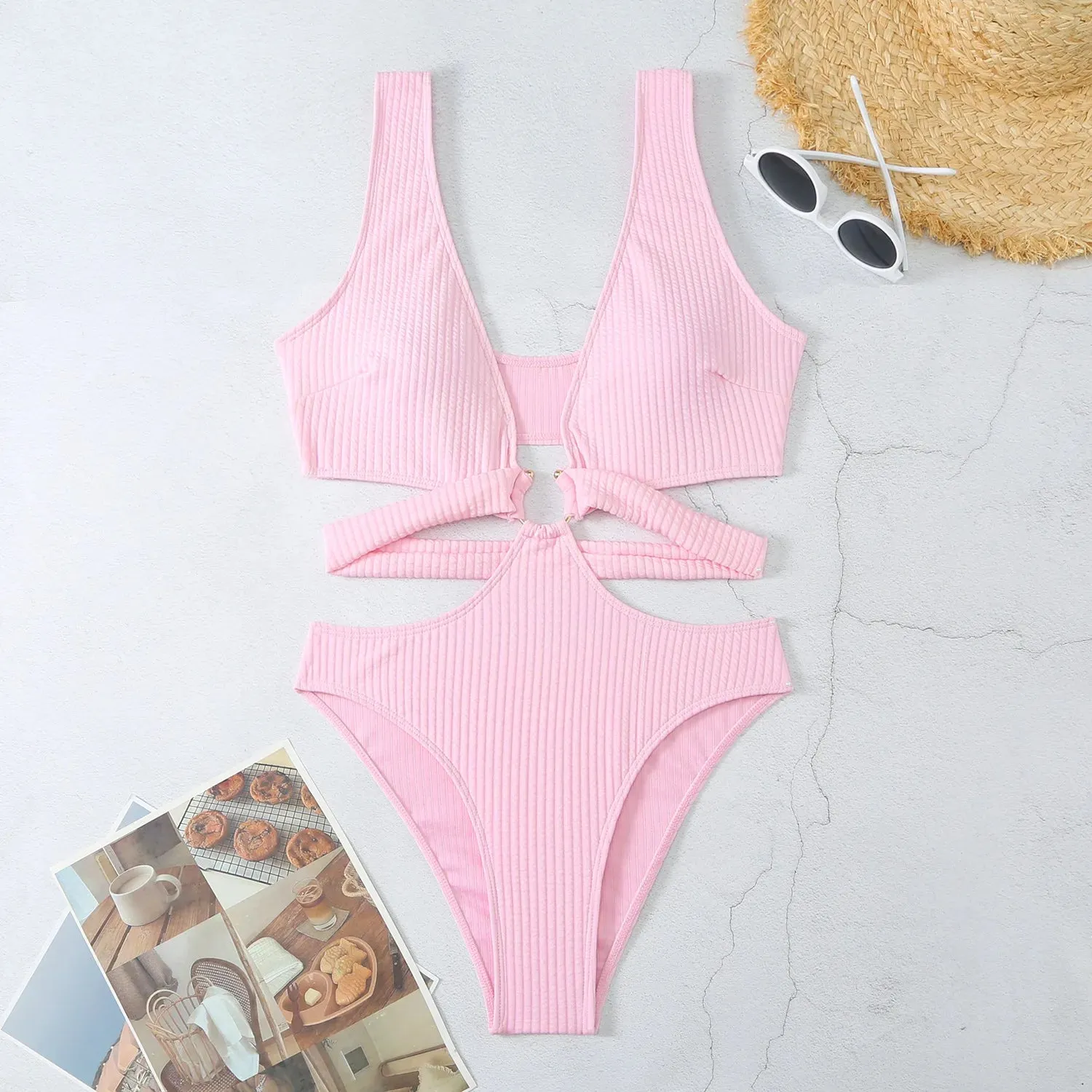 Cut Out One Piece Swimsuit