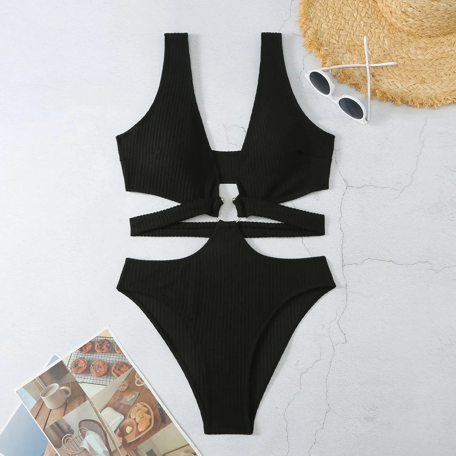 Cut Out One Piece Swimsuit