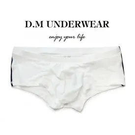 D.M Men's Low Waist Boxers - Sensual Nylon Elegance
