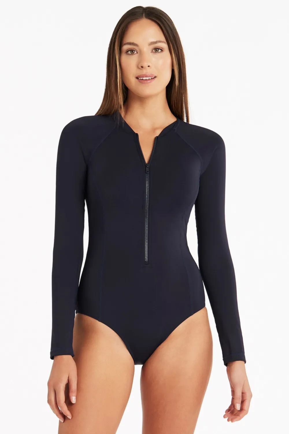 Eco Essentials Navy Long Sleeved Swimsuit