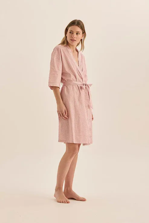 Gingerlilly - Indigo Diamond Robe