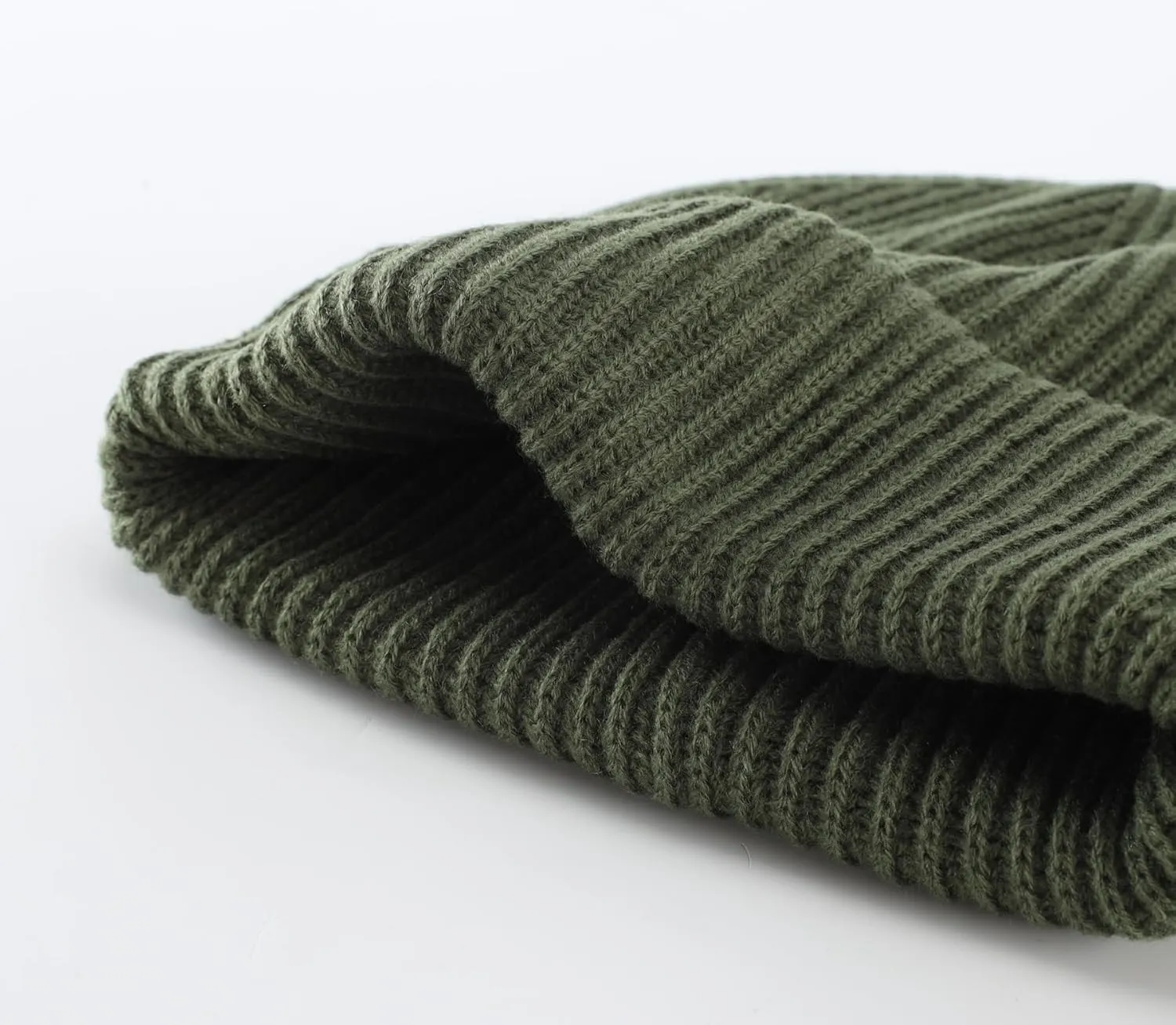 Home Prefer Mens Winter Hat Rib Knit Beanie Hat for Men Women Warm Cuff Beanie for Running Cycling Snow Ski Beanie