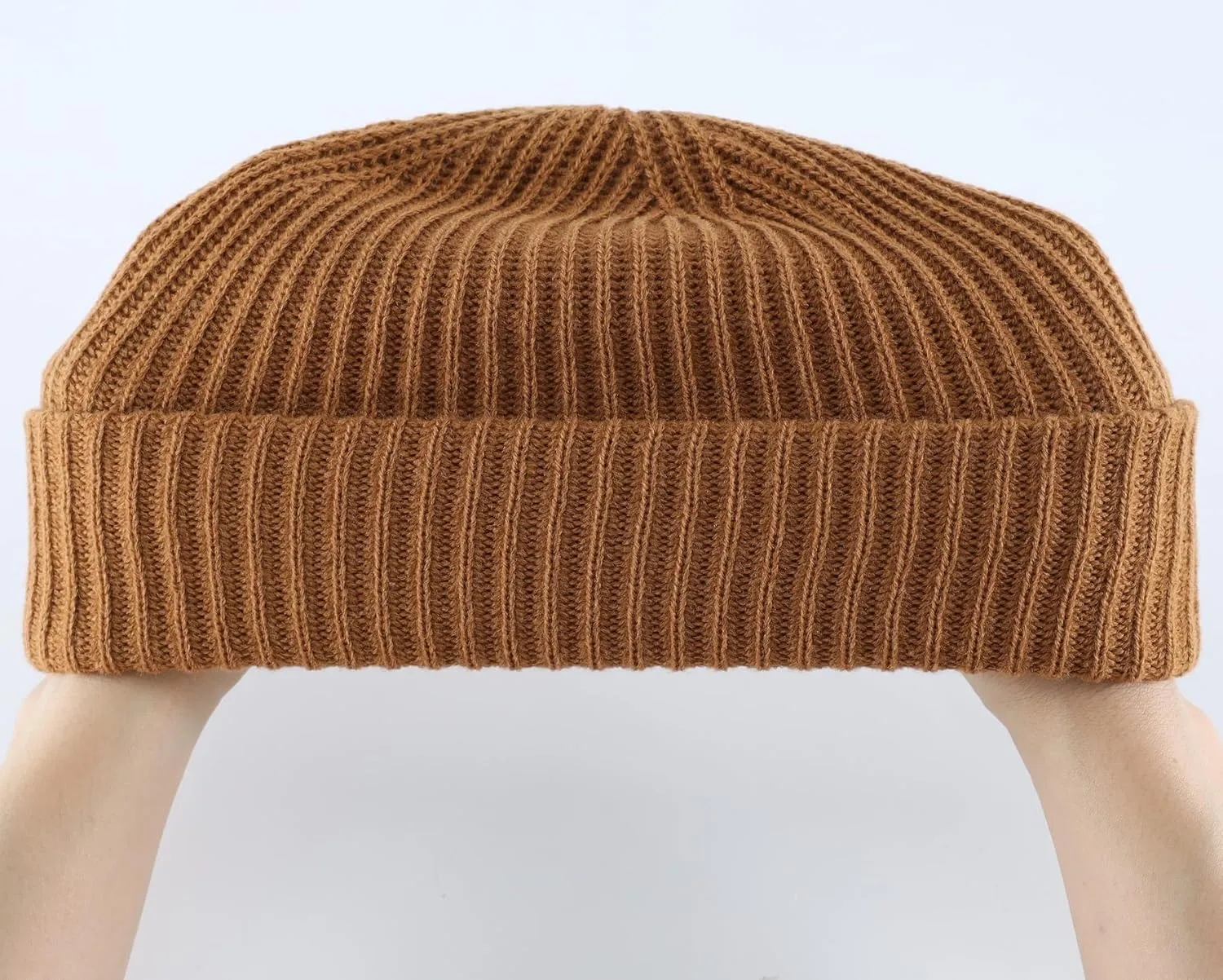 Home Prefer Mens Winter Hat Rib Knit Beanie Hat for Men Women Warm Cuff Beanie for Running Cycling Snow Ski Beanie