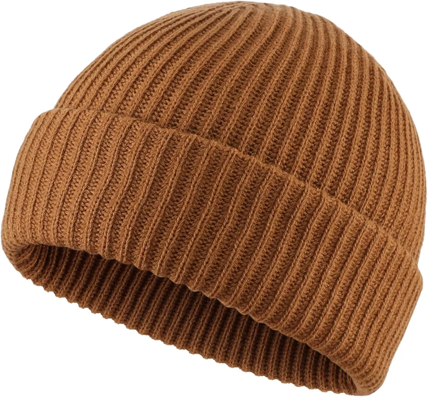 Home Prefer Mens Winter Hat Rib Knit Beanie Hat for Men Women Warm Cuff Beanie for Running Cycling Snow Ski Beanie