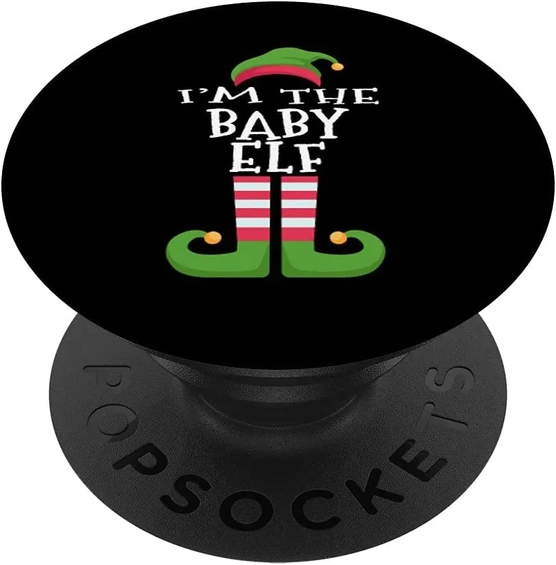 I'm The Baby Elf T-Shirt Family Matching Christmas Pajama PopSockets Swappable PopGrip