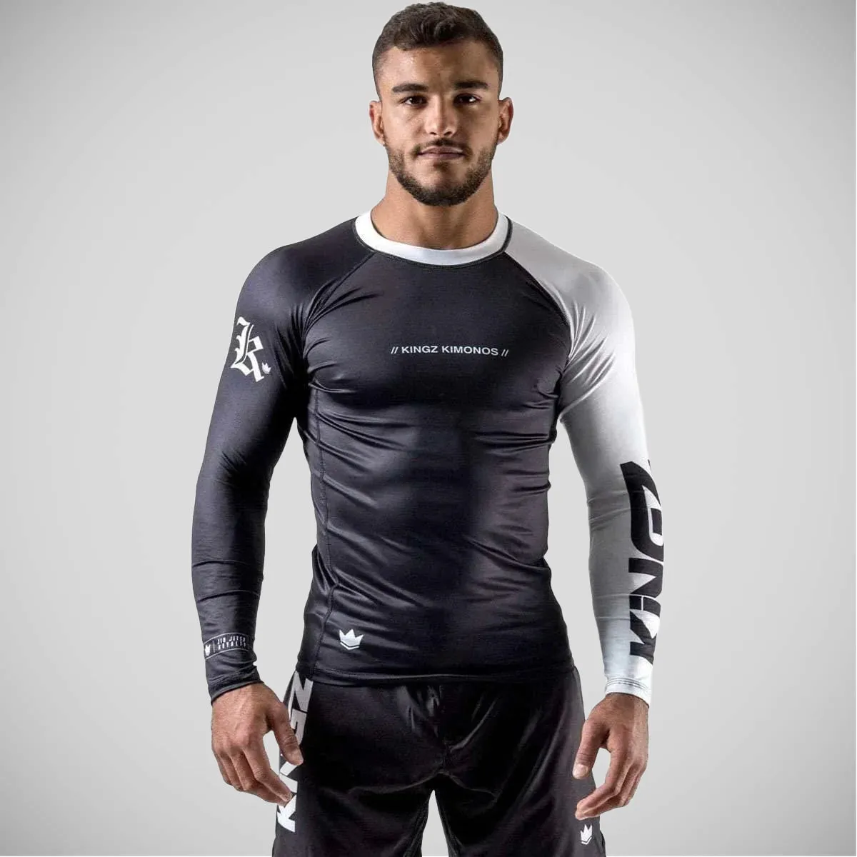 Kingz OE Long Sleeve Rash Guard Black
