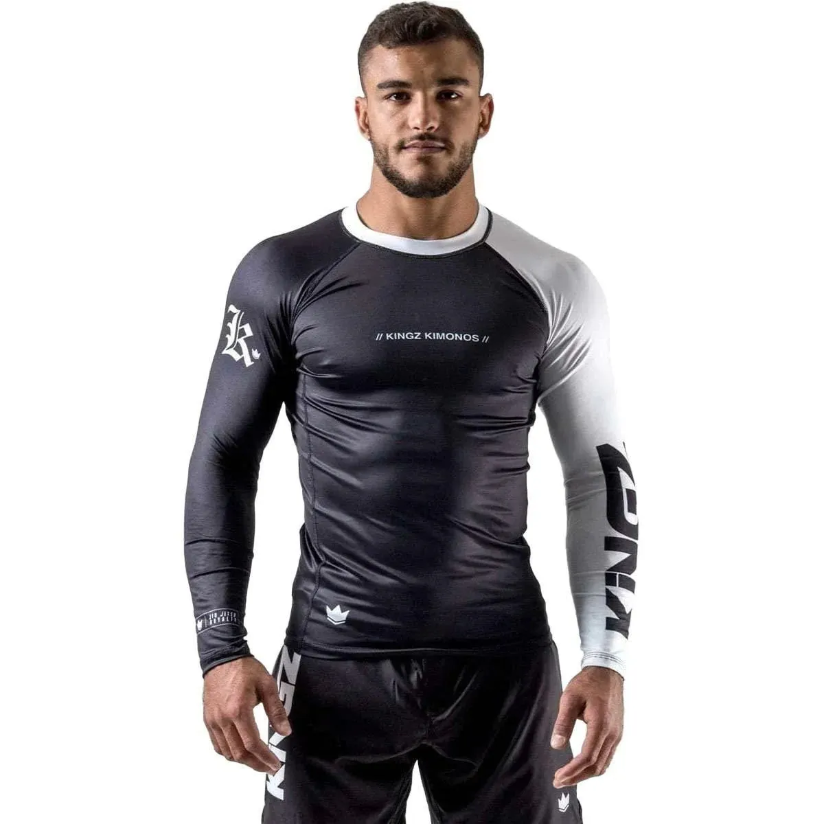 Kingz OE Long Sleeve Rash Guard Black