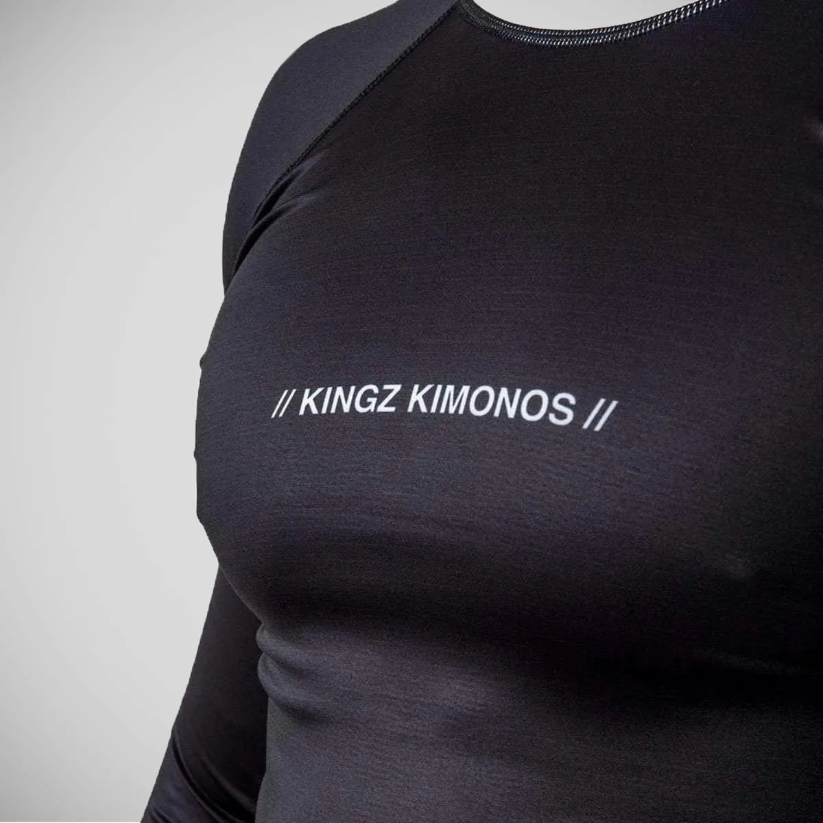 Kingz OE Long Sleeve Rash Guard Black
