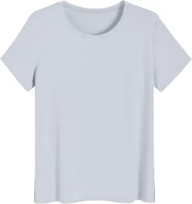 Latuza Women's Viscose Pajama Top Crew Neck Sleep T-Shirt