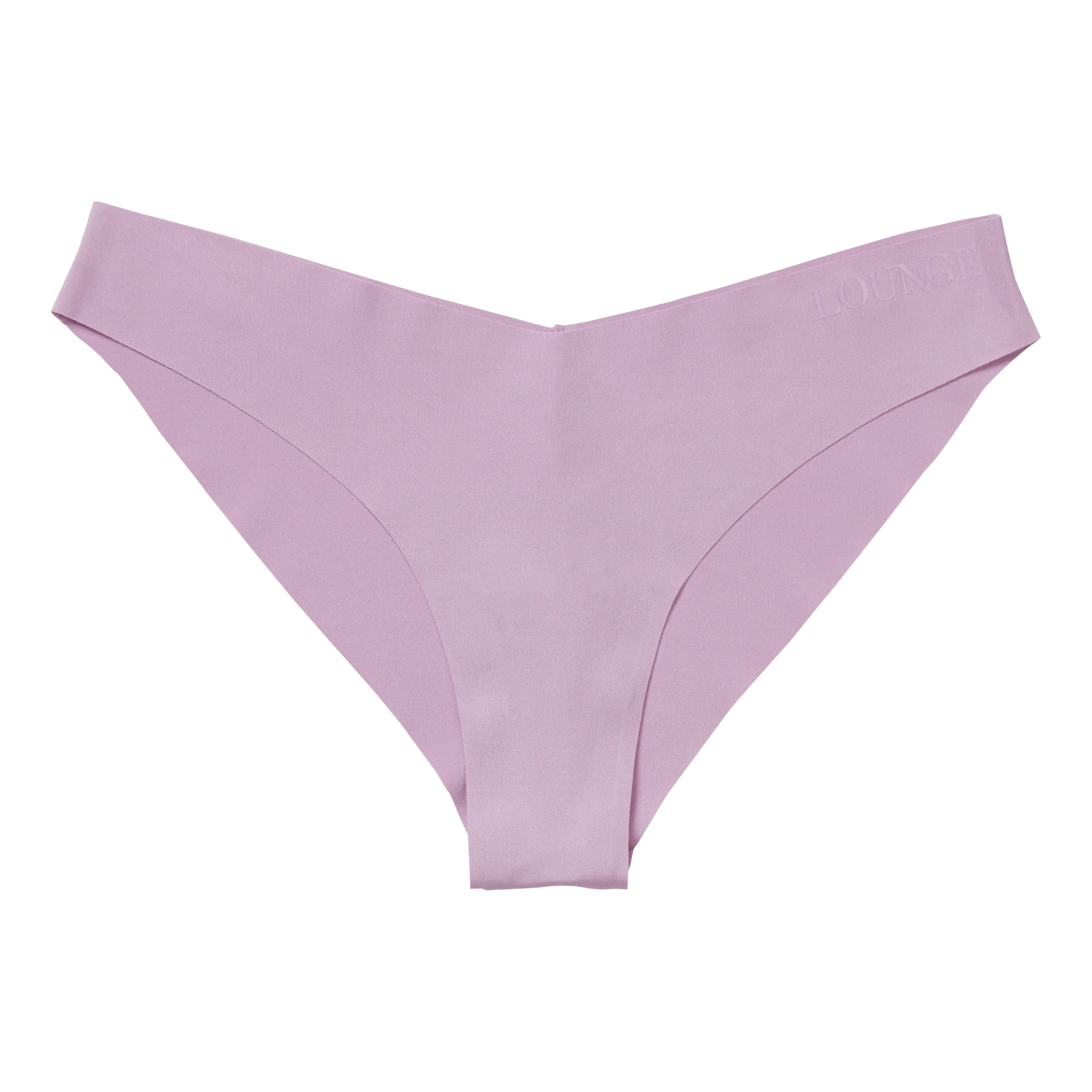 Lilac Seamless No Show Cheeky Briefs x2