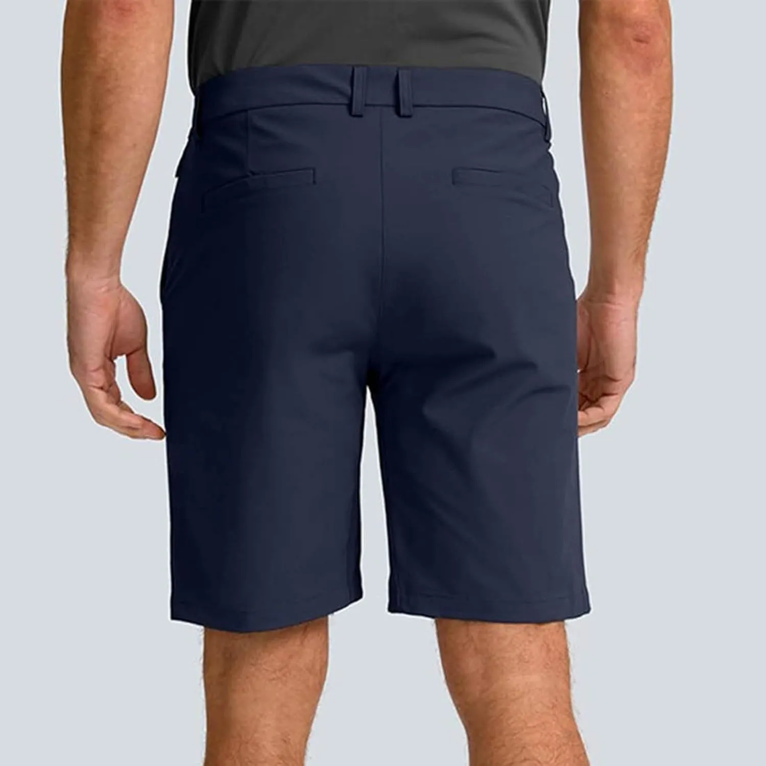 Men's Golf Dress Shorts Flat Front Hybrid 7 Inch Shorts Lightweight Quick Dry Chino Casual Short Pants with Pockets