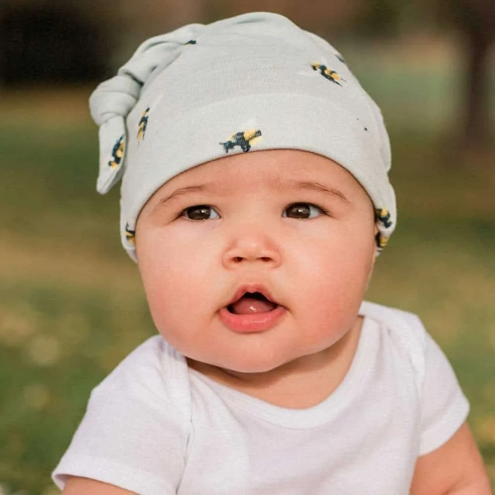 Milkbarn Bamboo Knotted Hat Butterfly 3-6mo