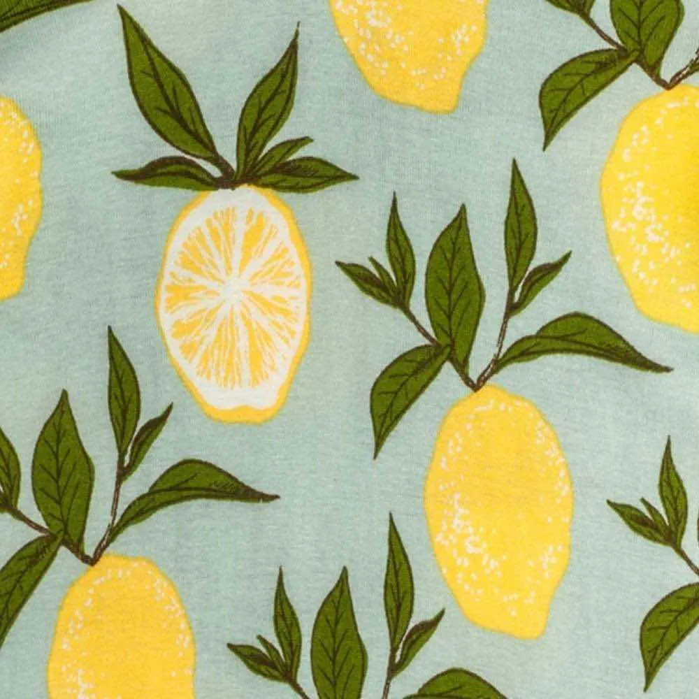 Milkbarn Organic Cotton Knotted Hat Lemon 3-6mo