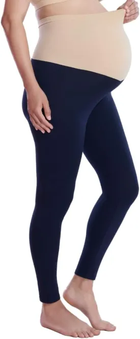 Motherhood Maternity Women's Essential Stretch Full Length Secret Fit Over The Belly Pregnancy Legging