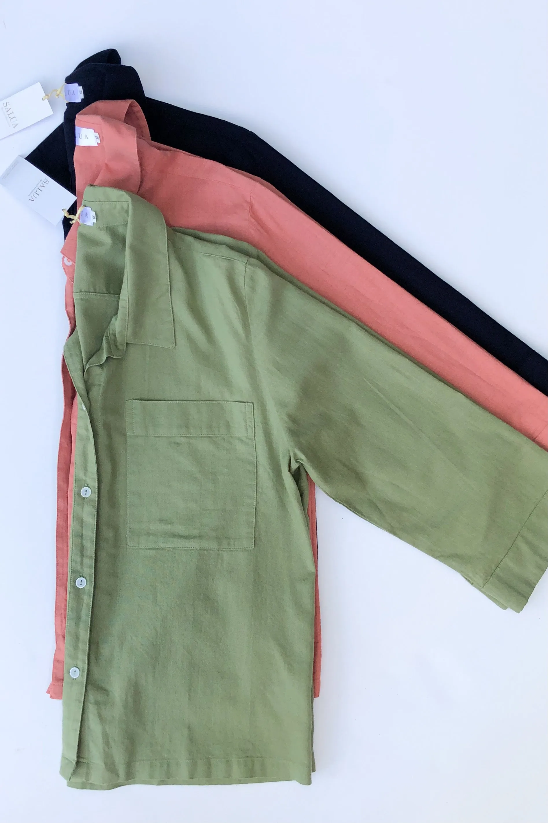 Oversized Button Down Shirt by SALUA