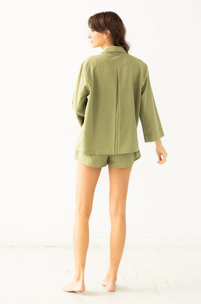 Oversized Button Down Shirt by SALUA