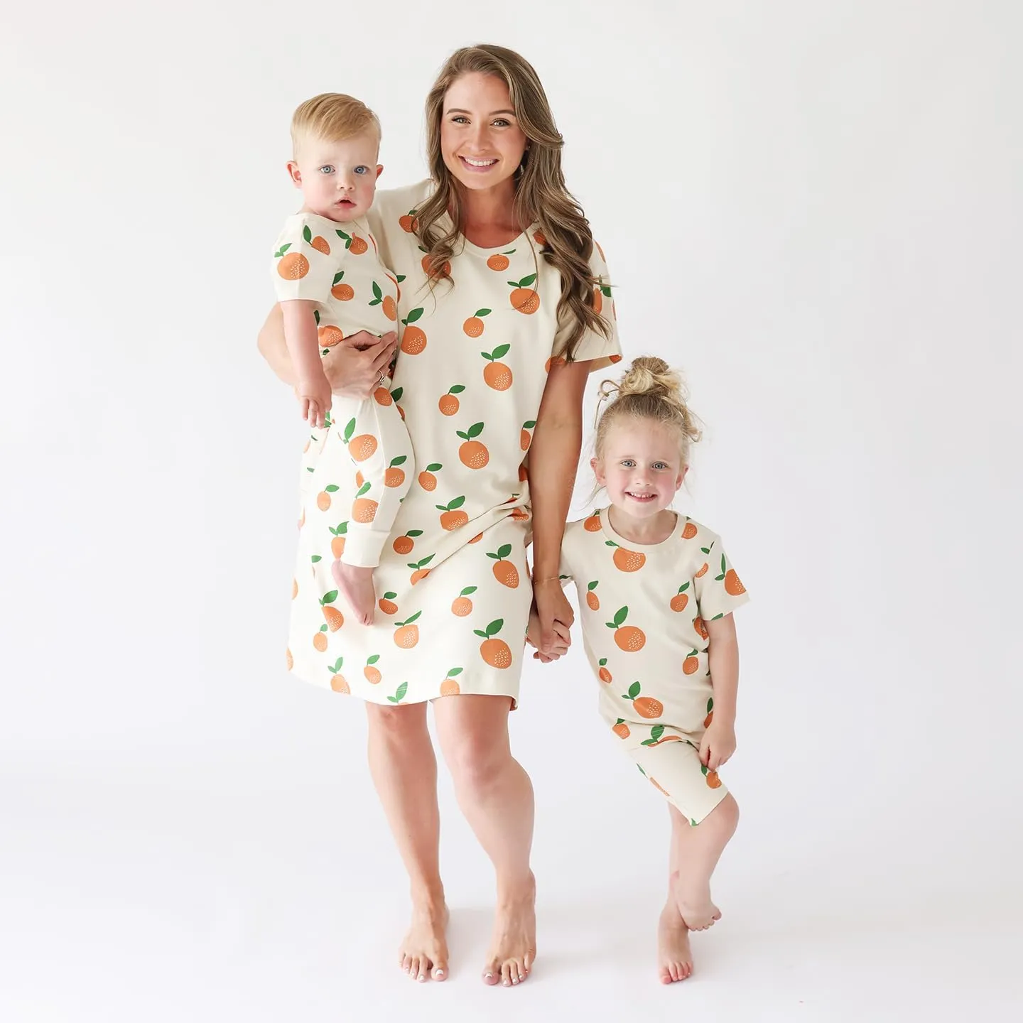 PARADE Organic Signature Print '2-Way' Zip Romper Short Sleeve