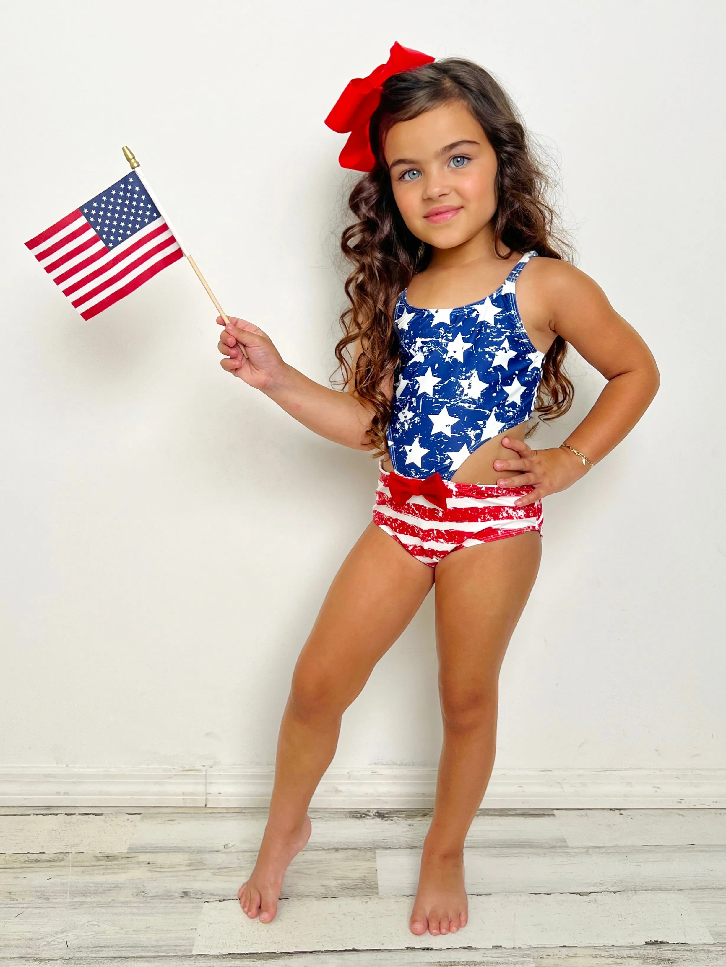 Patriotic Posh One Piece Swimsuit
