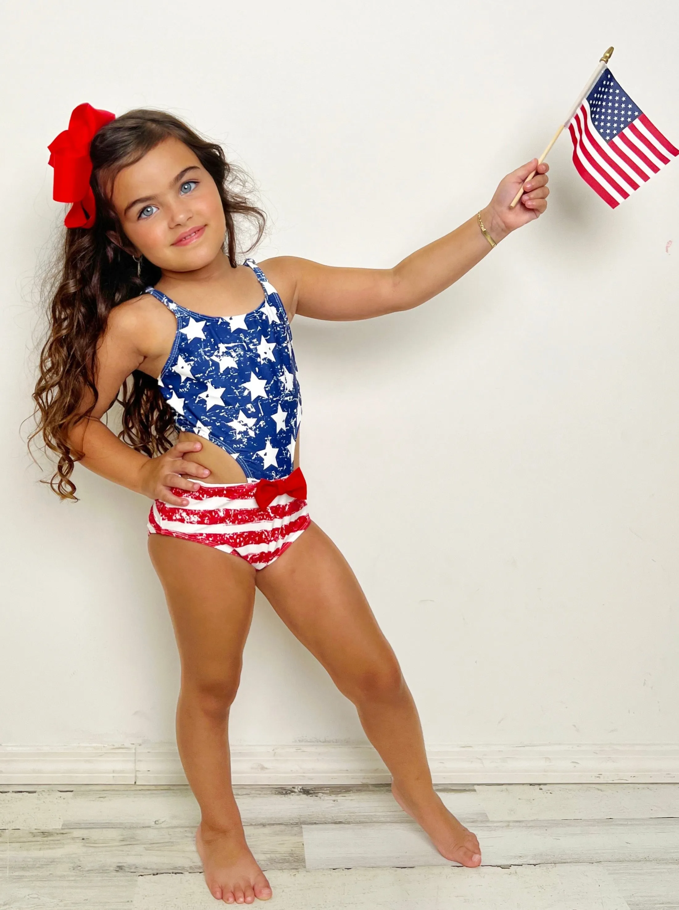 Patriotic Posh One Piece Swimsuit