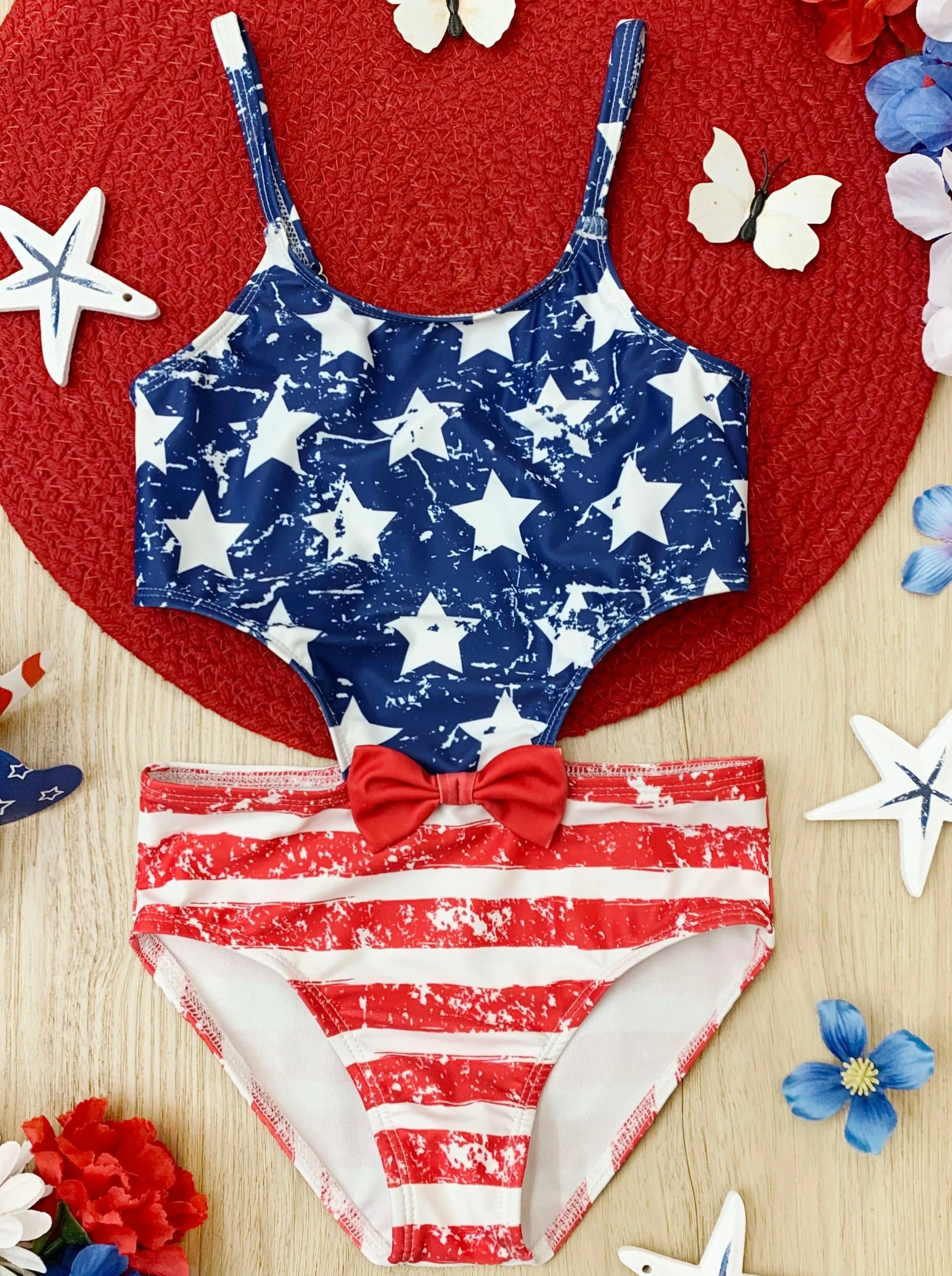 Patriotic Posh One Piece Swimsuit