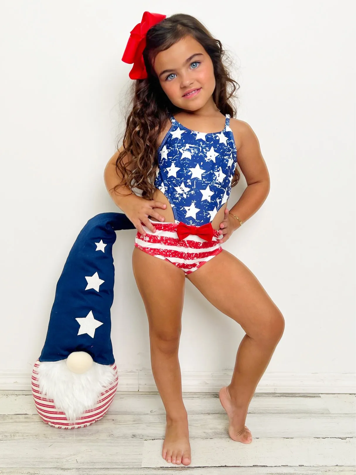 Patriotic Posh One Piece Swimsuit