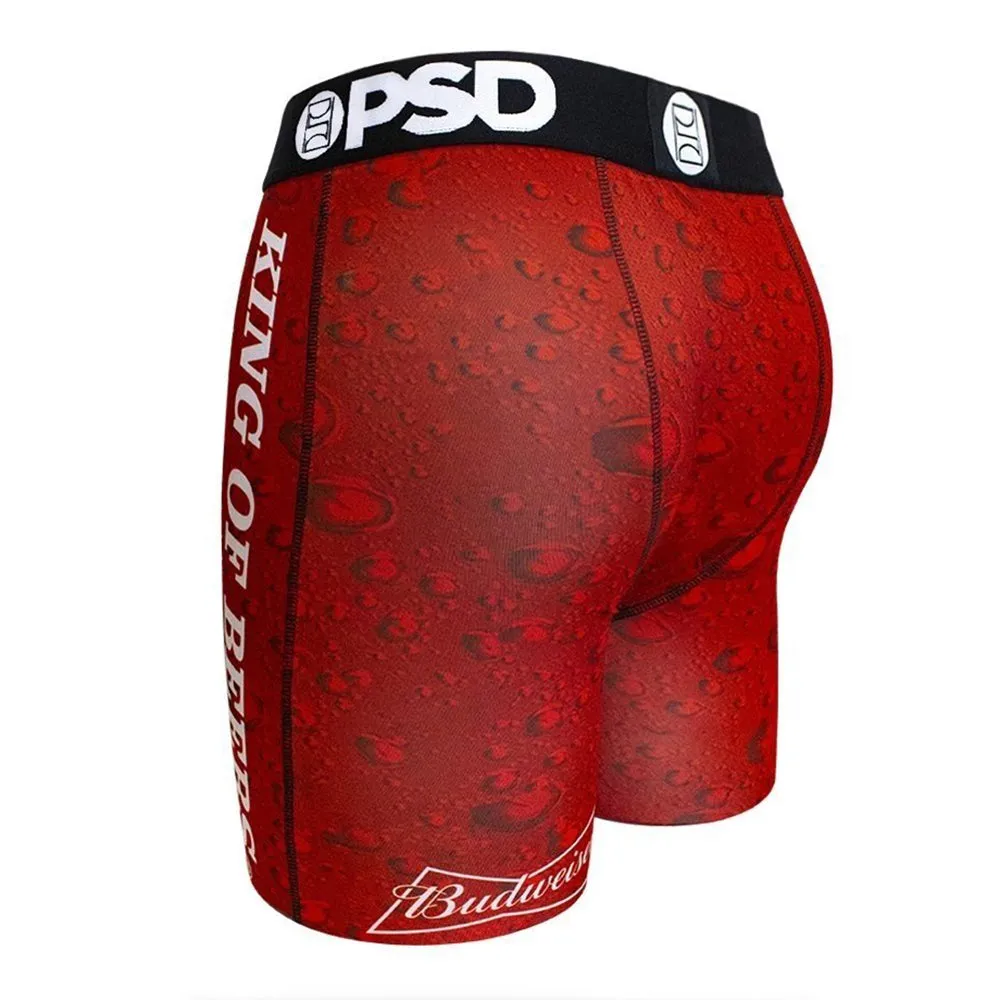 PSD Mens King of Beers Budweiser Athletic Boxer Briefs X-Large Underwear - E11911003-XL
