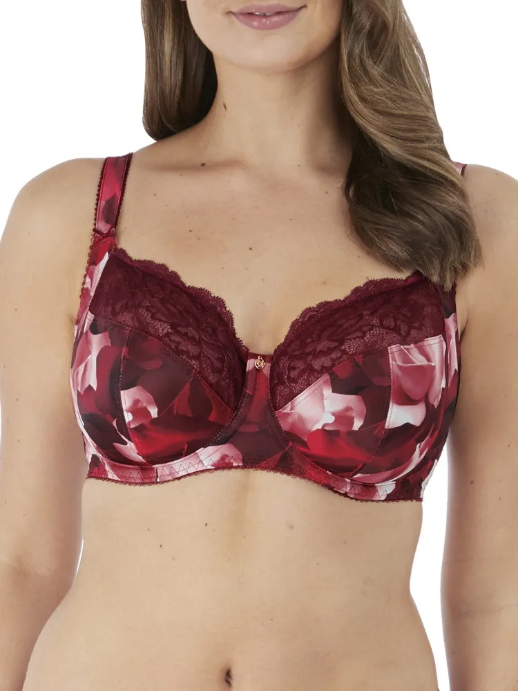 Rosemarie Side Support Bra - Rouge