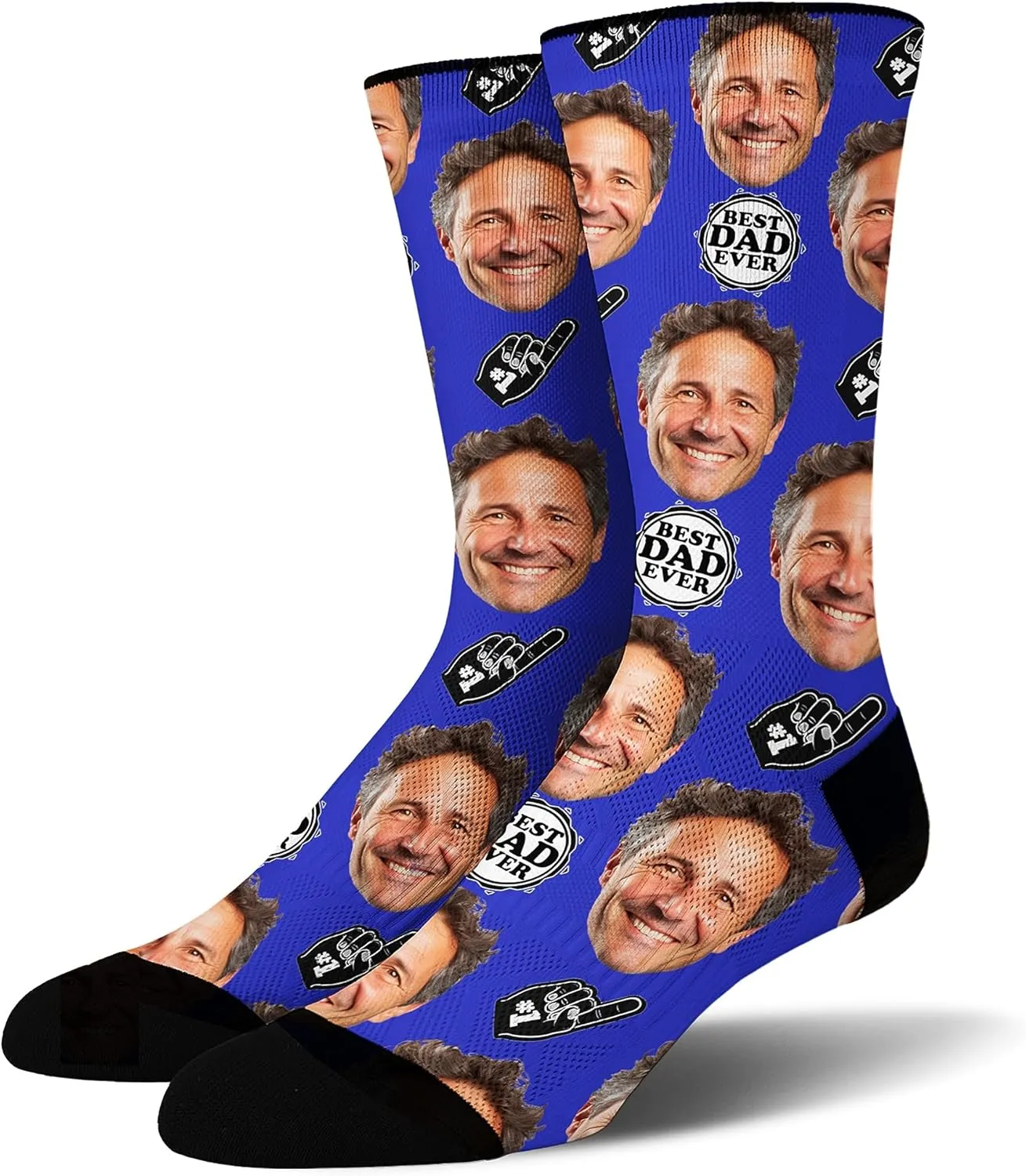 Sockologie Custom Novelty Face Socks: Funny, Personalized Gifts for Men, Women, Dog, and Cat Lovers - US Customized & Shipped