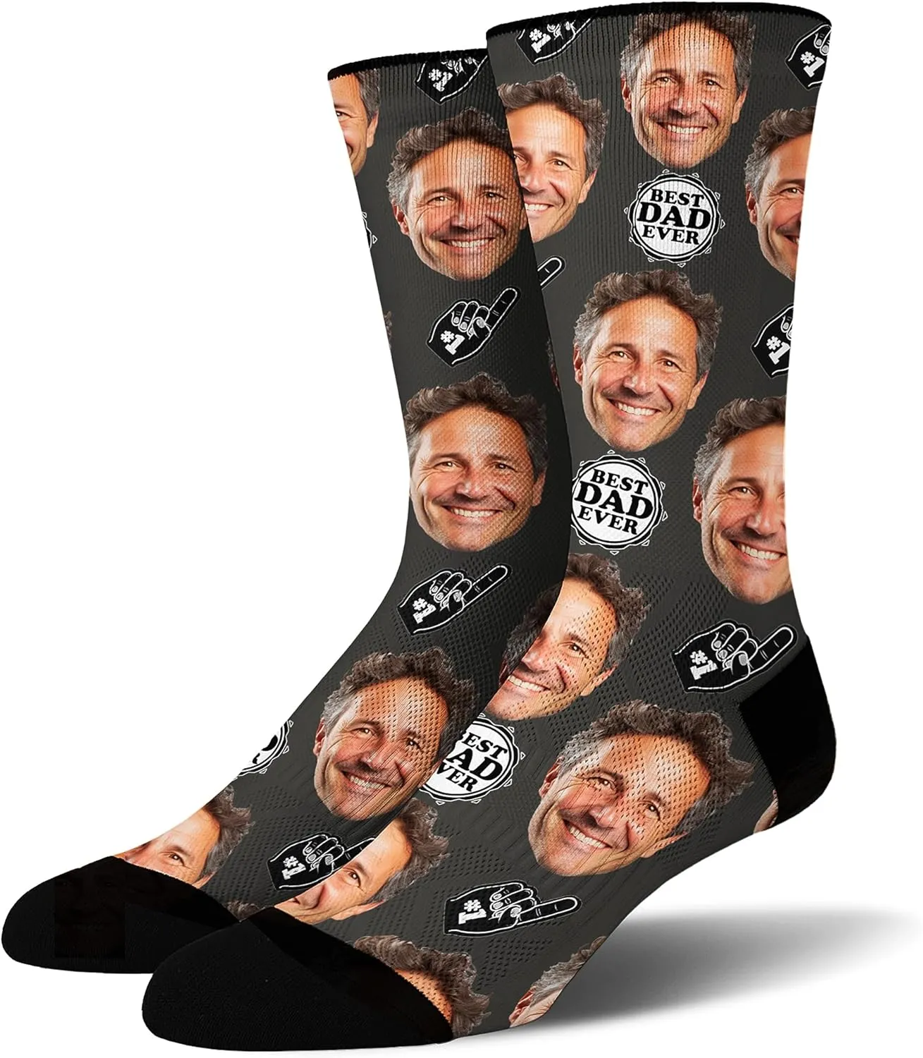 Sockologie Custom Novelty Face Socks: Funny, Personalized Gifts for Men, Women, Dog, and Cat Lovers - US Customized & Shipped