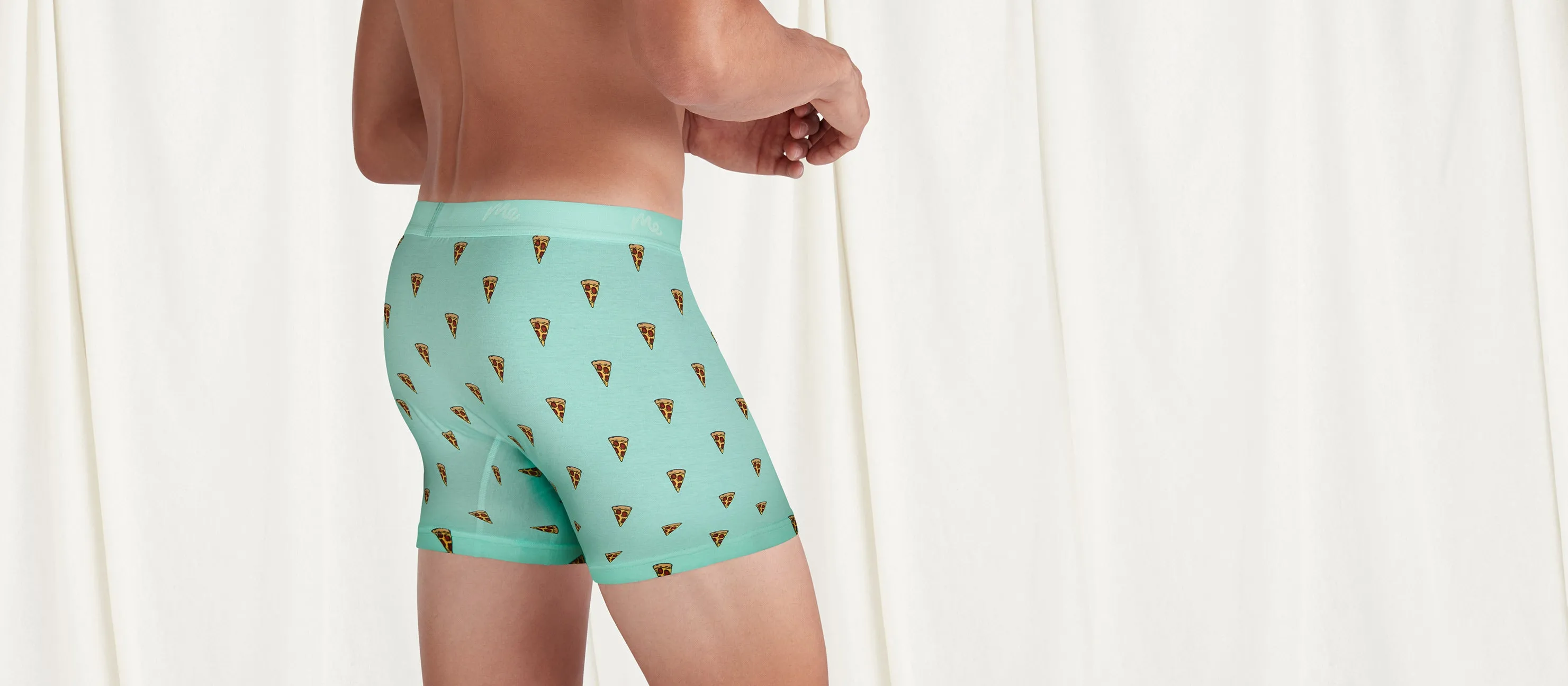 Stretch Cotton Boxer Brief w/ Fly | Pizza