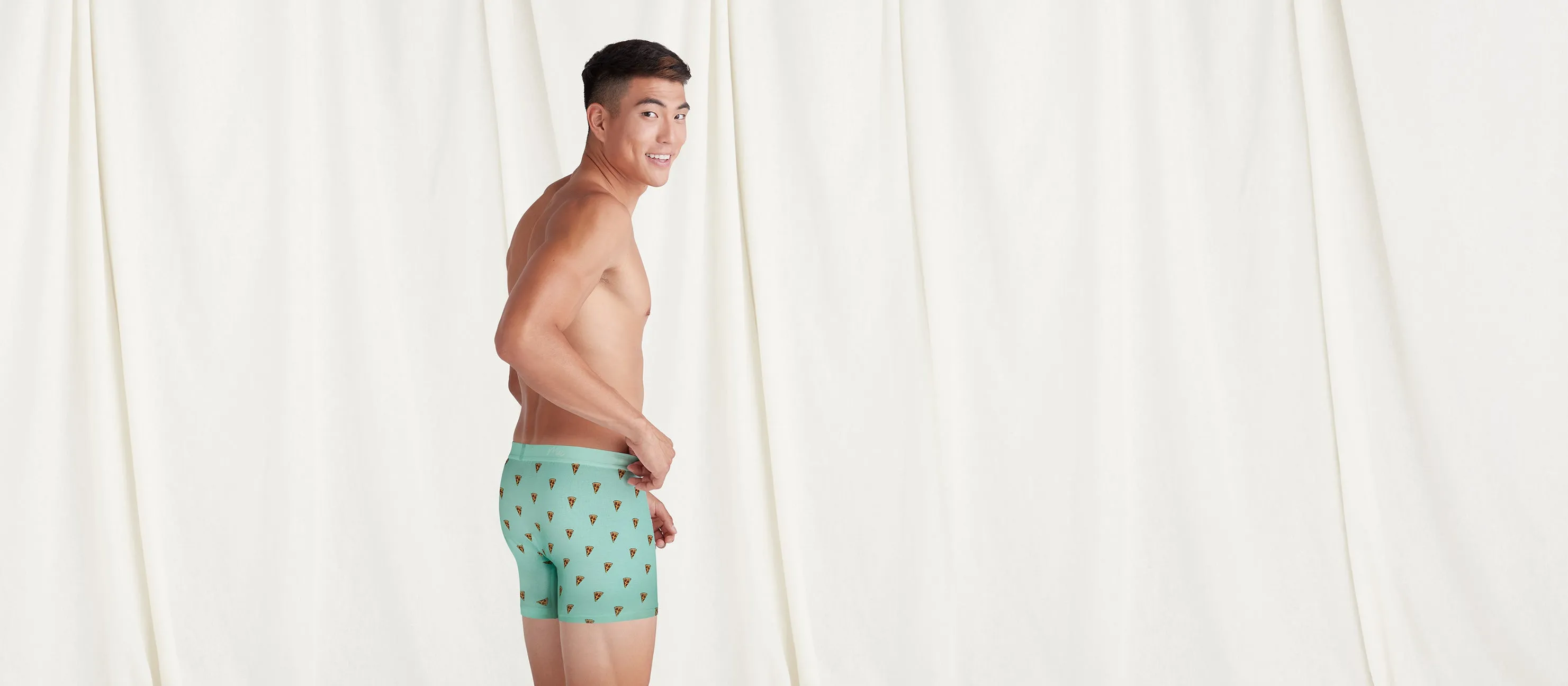 Stretch Cotton Boxer Brief w/ Fly | Pizza