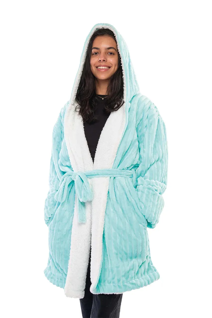 Striped Sherpa Robe