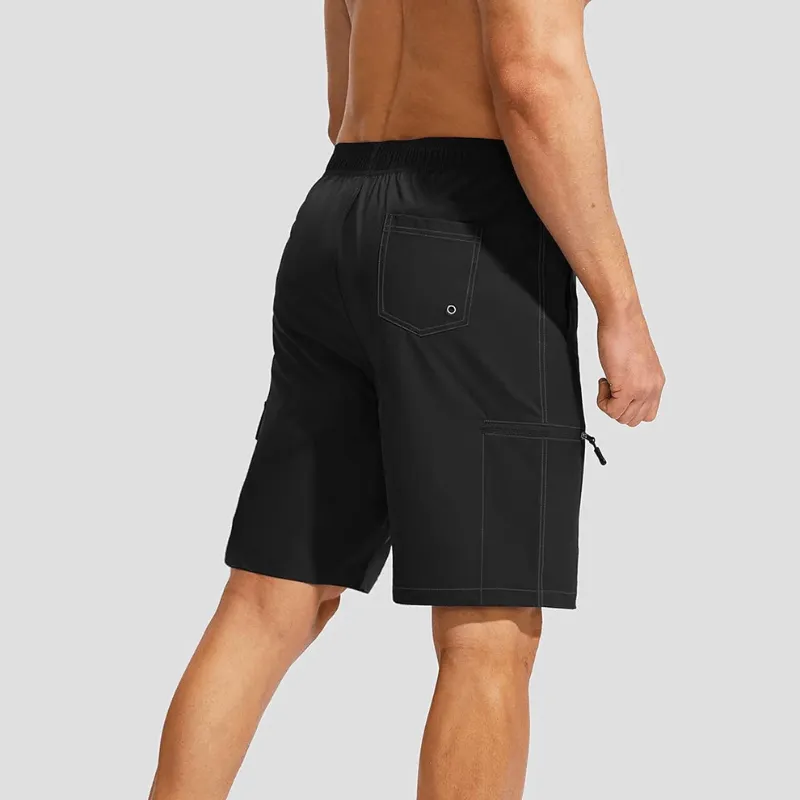 Swim Trunks Quick-Dry Board Shorts – Lightweight Wear With 5 Pockets